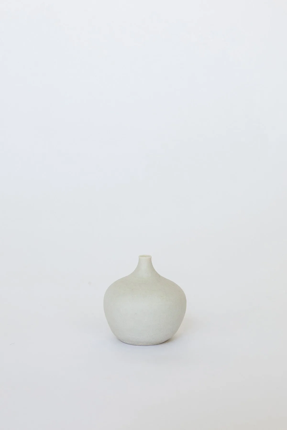 Mini Bottle Bud Vase - White