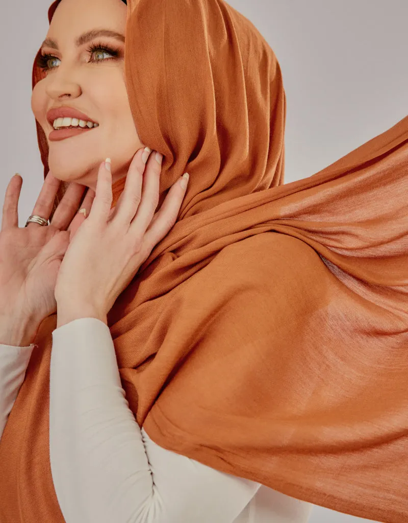 Modelle Twisted Scarves - Shades of Orange