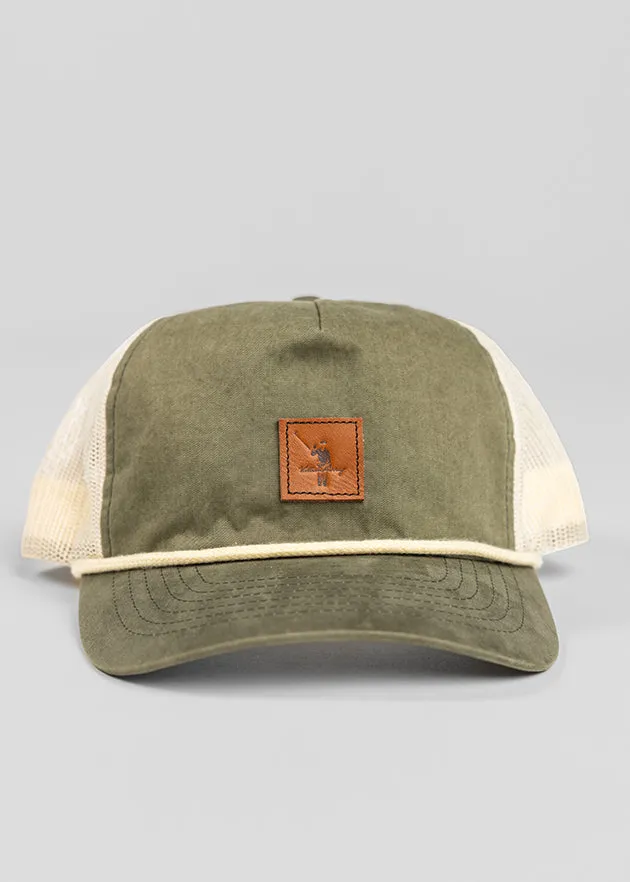 Noonan Hybrid Rope Hat | Loden/Cream