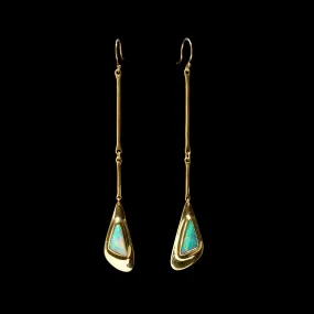 Opal Cast Line Earring