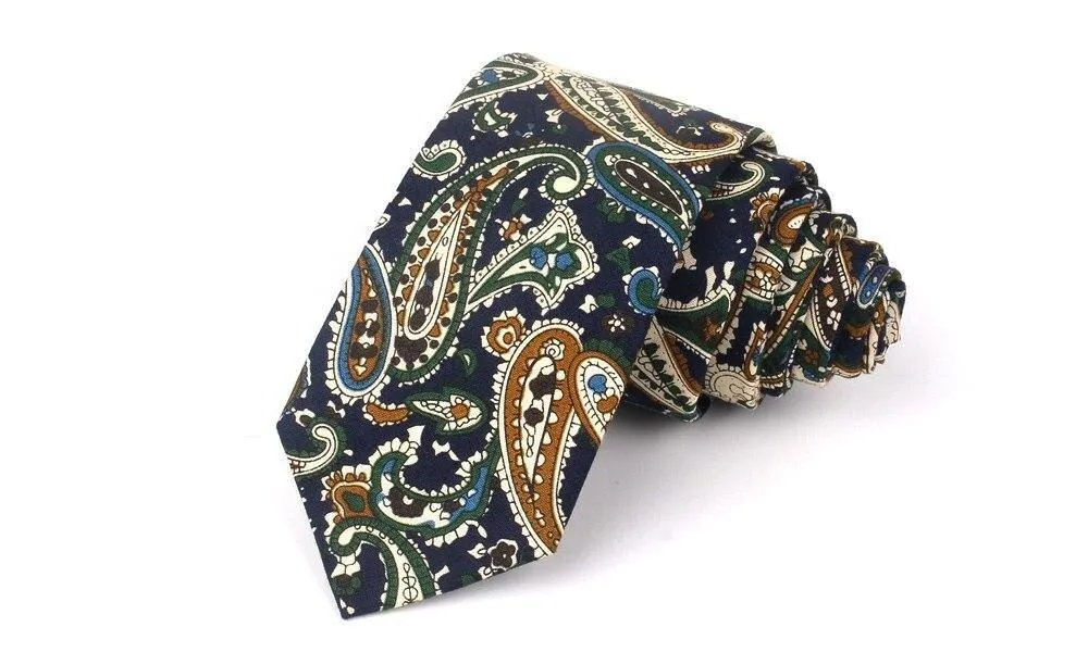 Paisley Cotton Tie