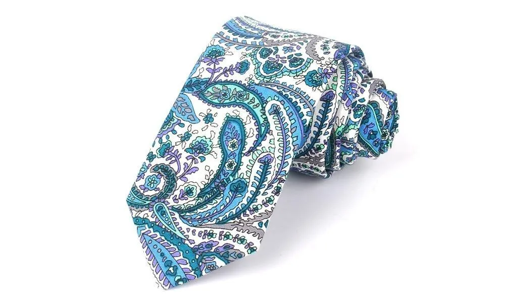 Paisley Cotton Tie