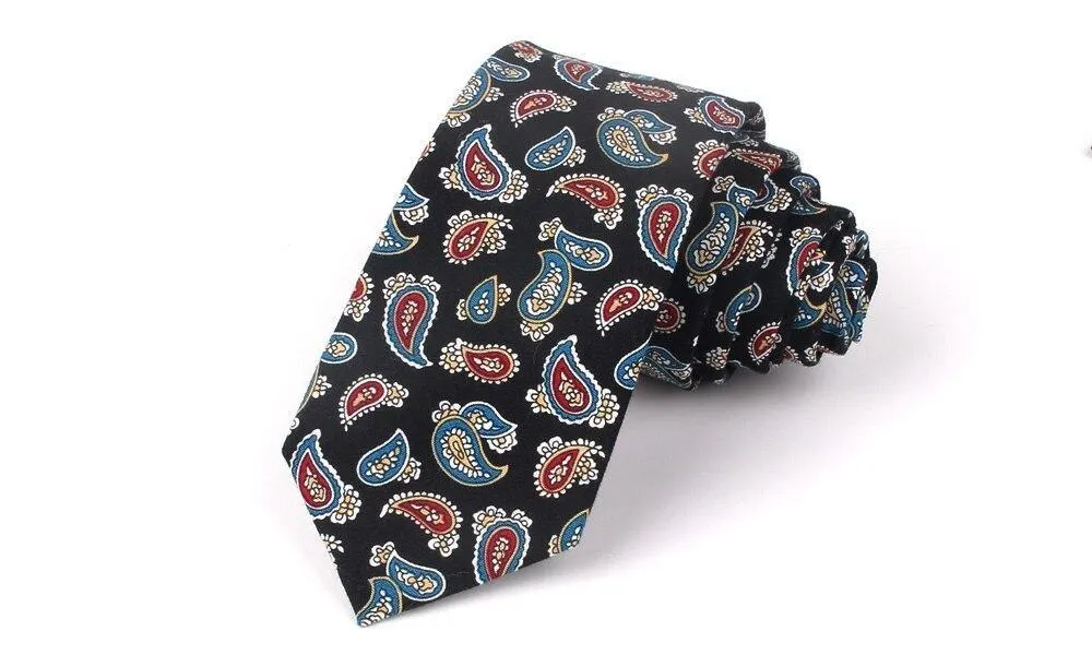 Paisley Cotton Tie