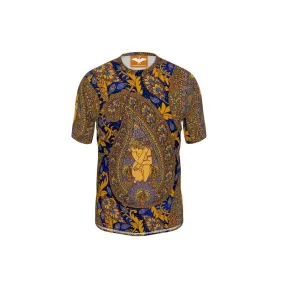 Paisley Goddesses – Yellow and Blue T-shirt