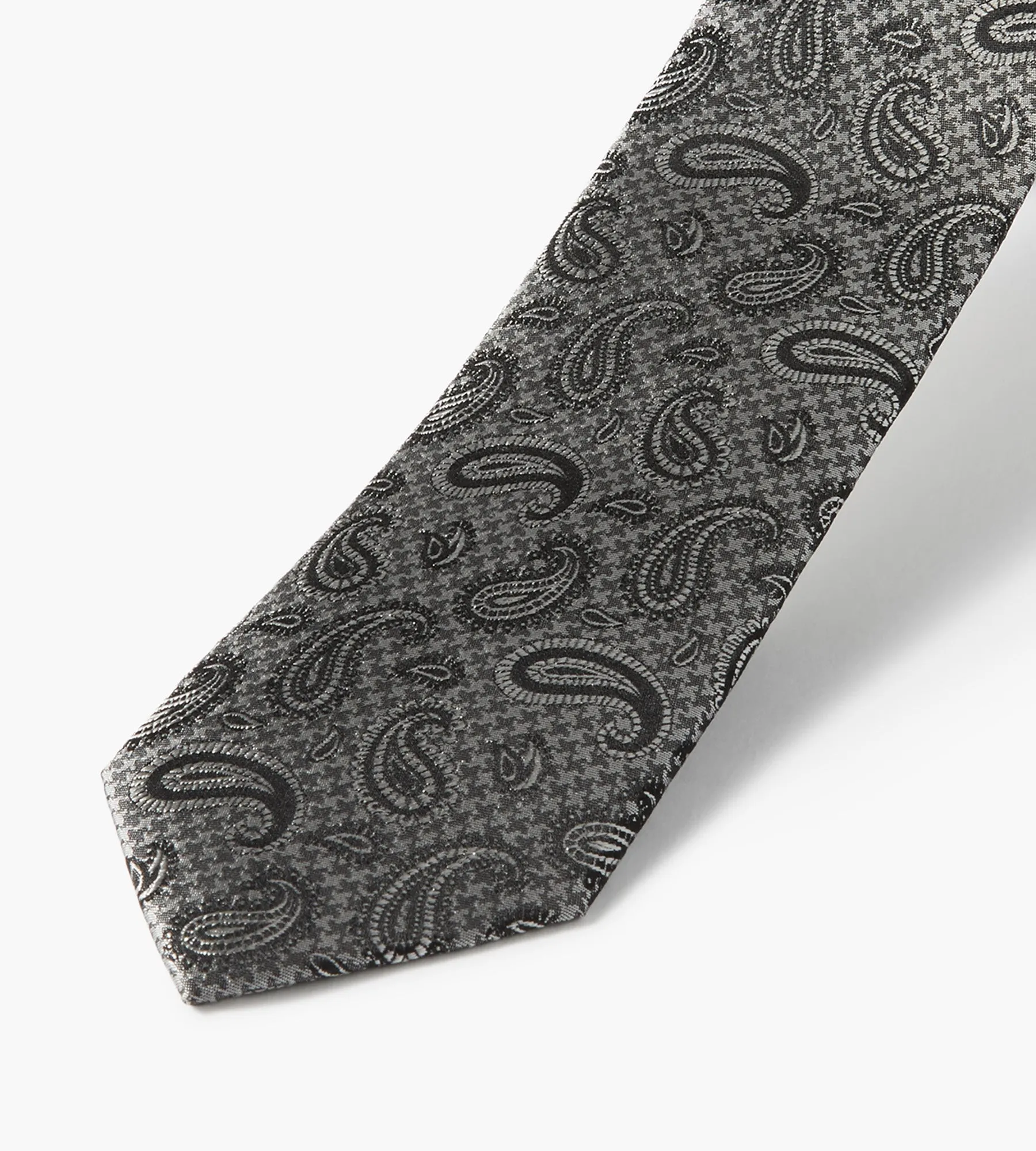 Paisley Houndstooth Tie