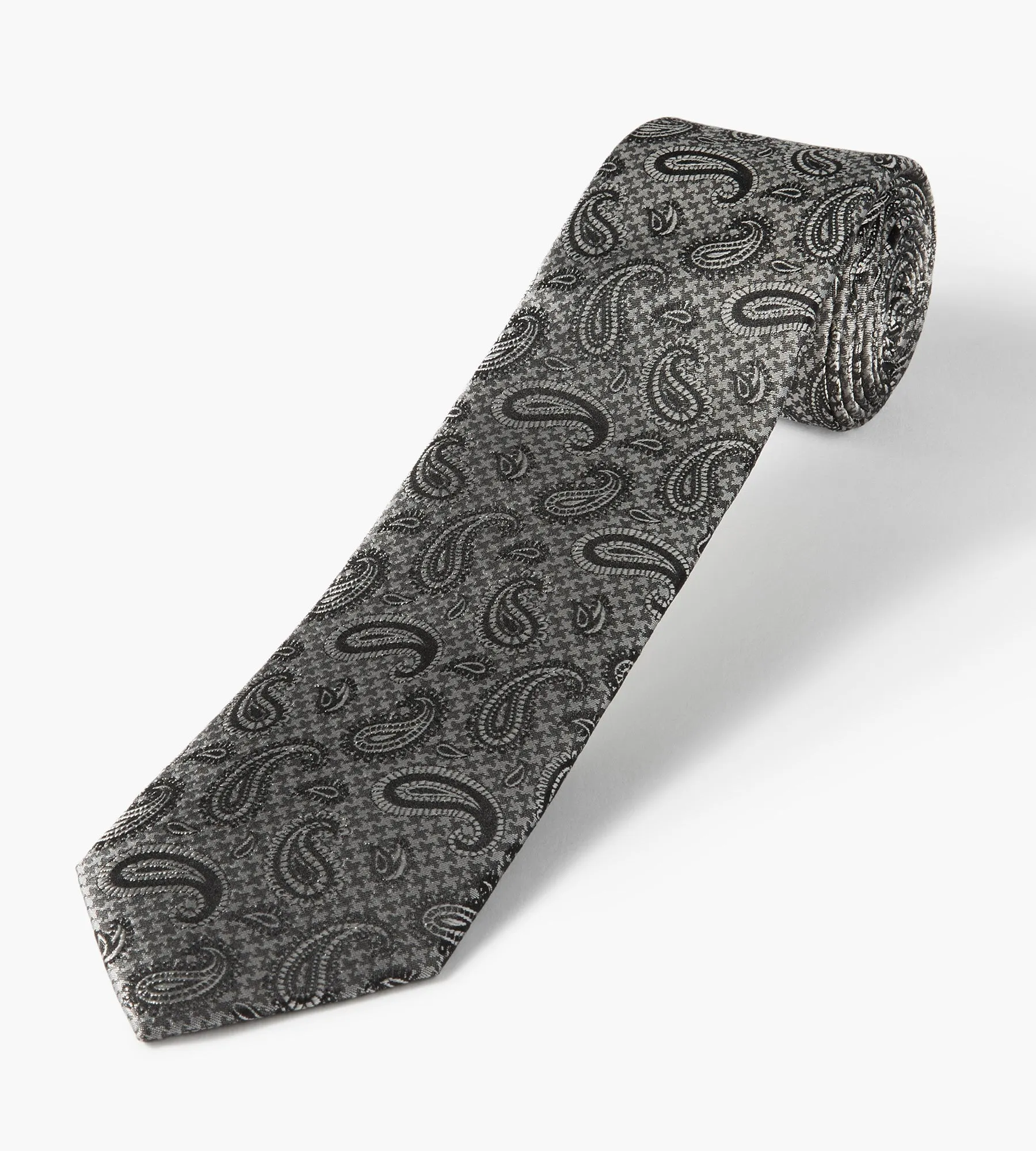 Paisley Houndstooth Tie