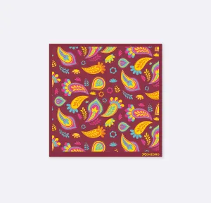 Paisley Shape silk pocket square