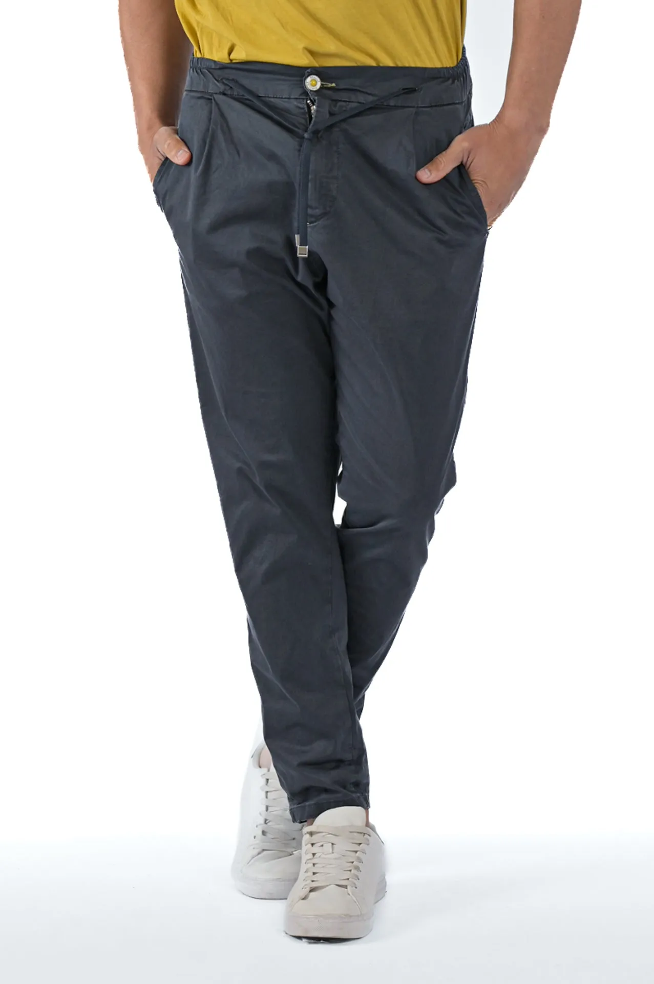 Pantaloni in cotone tapered Roby Raso SS23