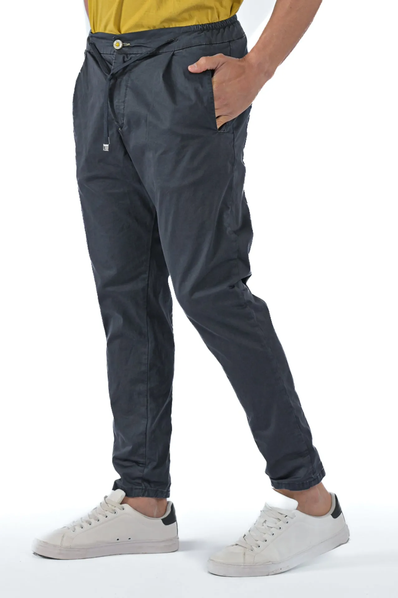 Pantaloni in cotone tapered Roby Raso SS23