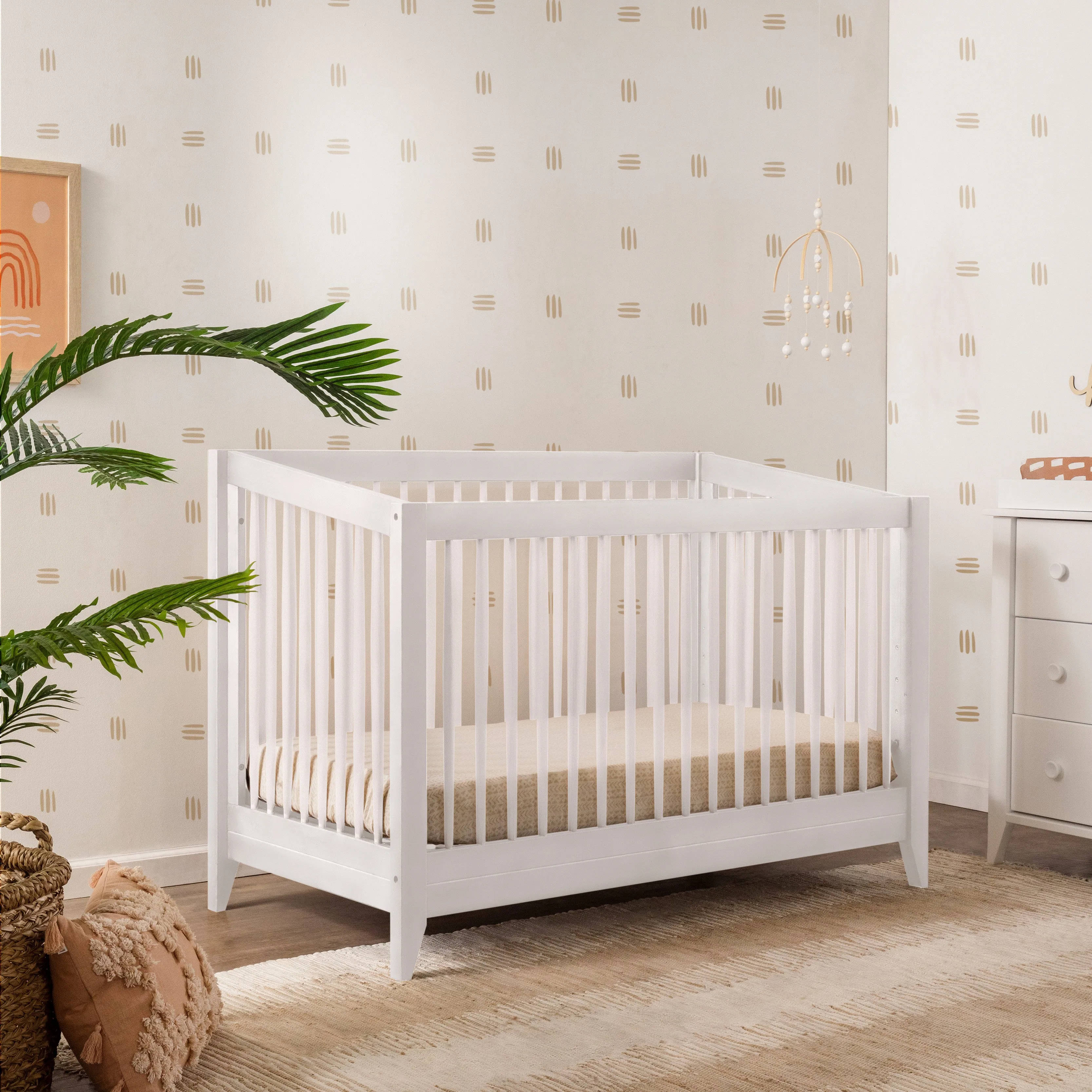 Sprout 4-in-1 Convertible Crib with Toddler Bed Conversion Kit