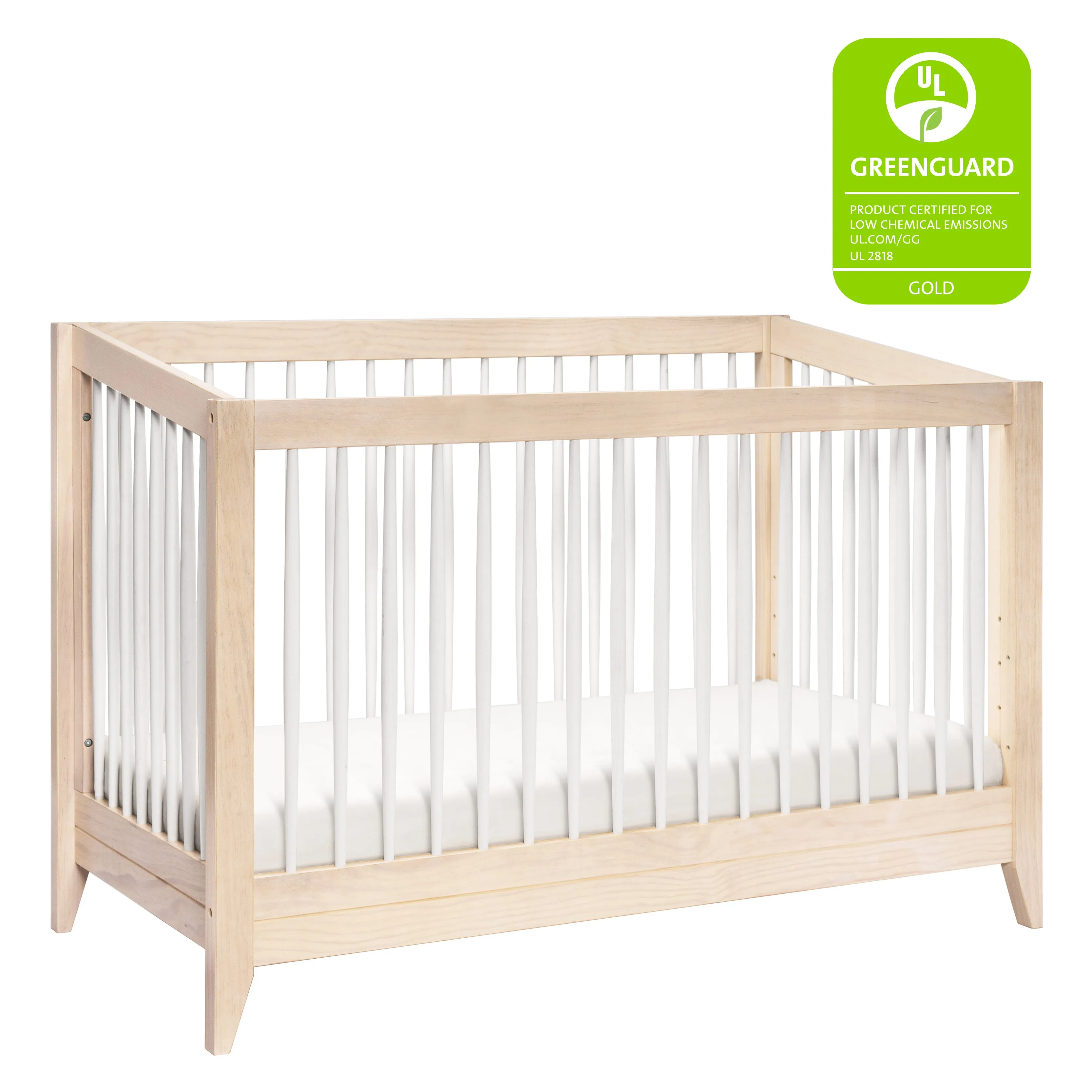 Sprout 4-in-1 Convertible Crib with Toddler Bed Conversion Kit