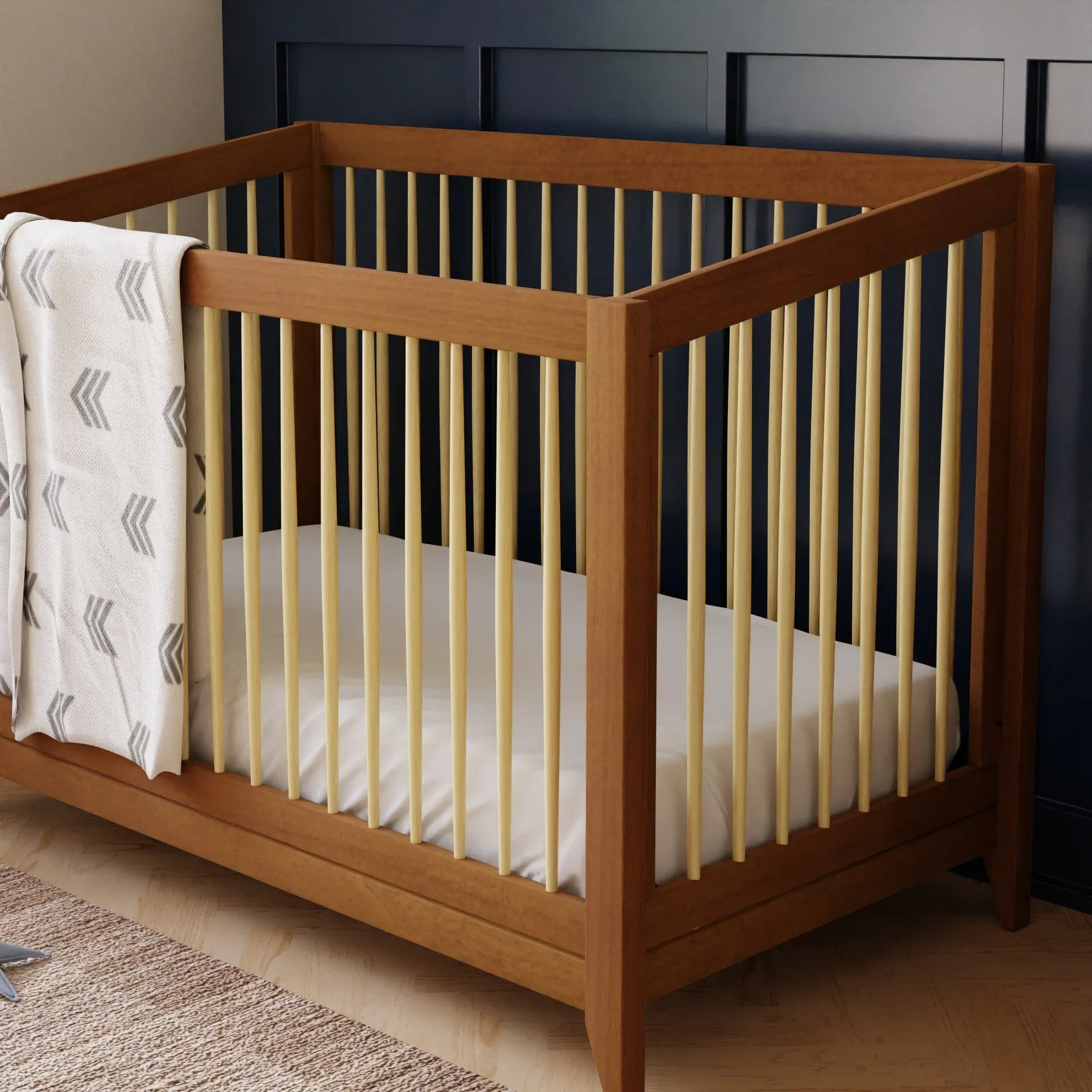 Sprout 4-in-1 Convertible Crib with Toddler Bed Conversion Kit