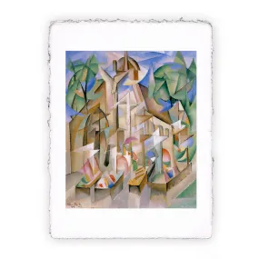 Stampa di Alice Bailly - Cimitero - 1913