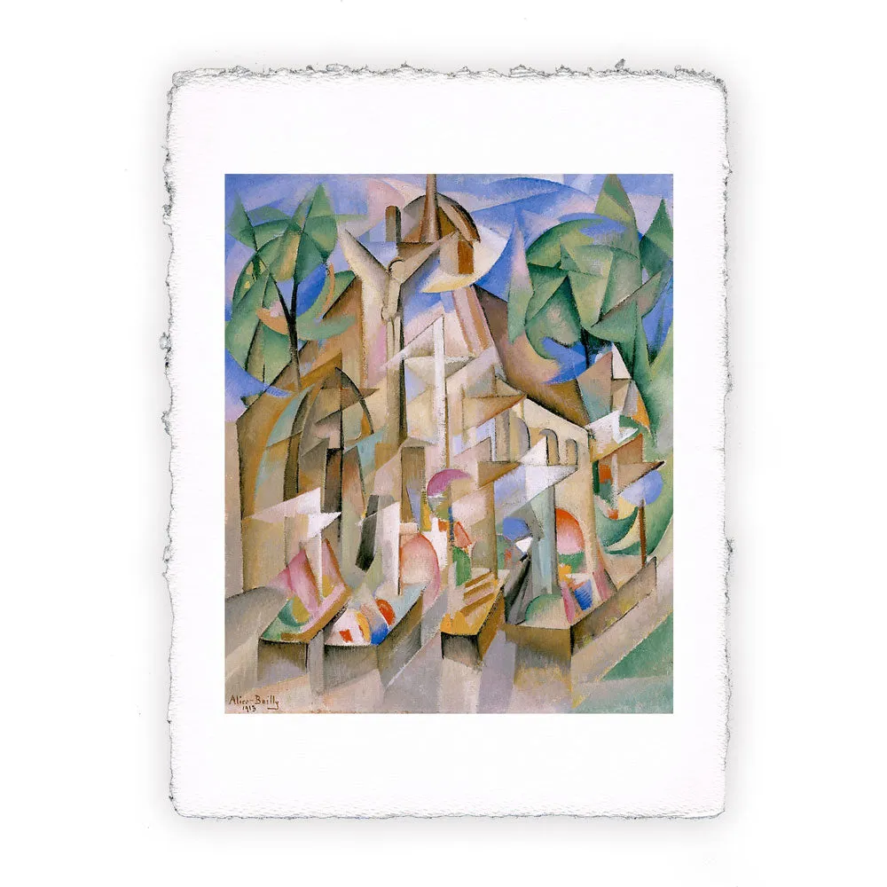 Stampa di Alice Bailly - Cimitero - 1913