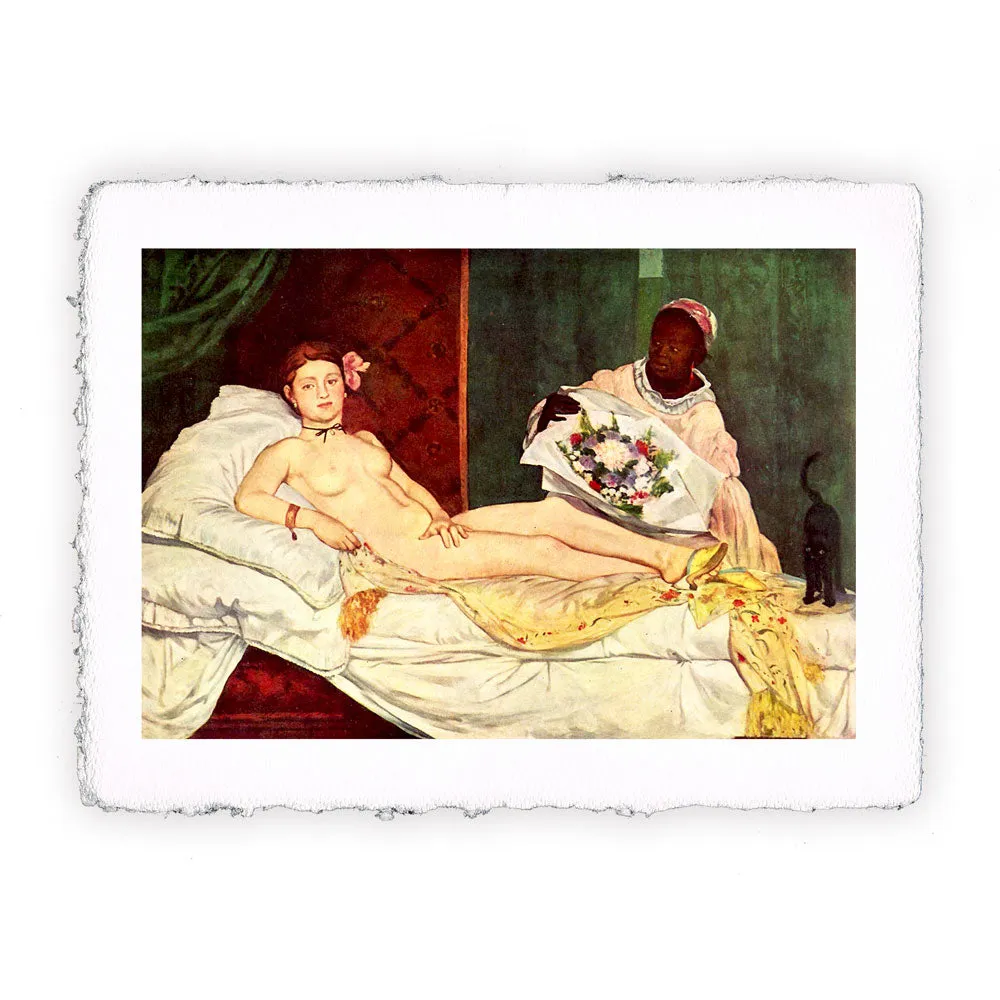 Stampa di Édouard Manet - Olimpia - 1863