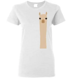 t-shirt: Alpaca Watching Gildan Ladies