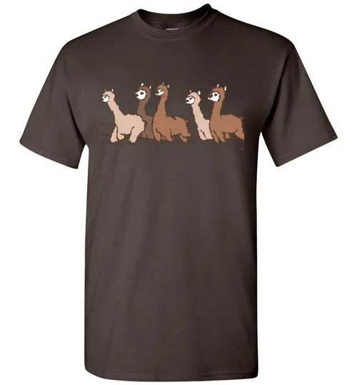 t-shirt: Curious Alpacas Gildan Short-Sleeve