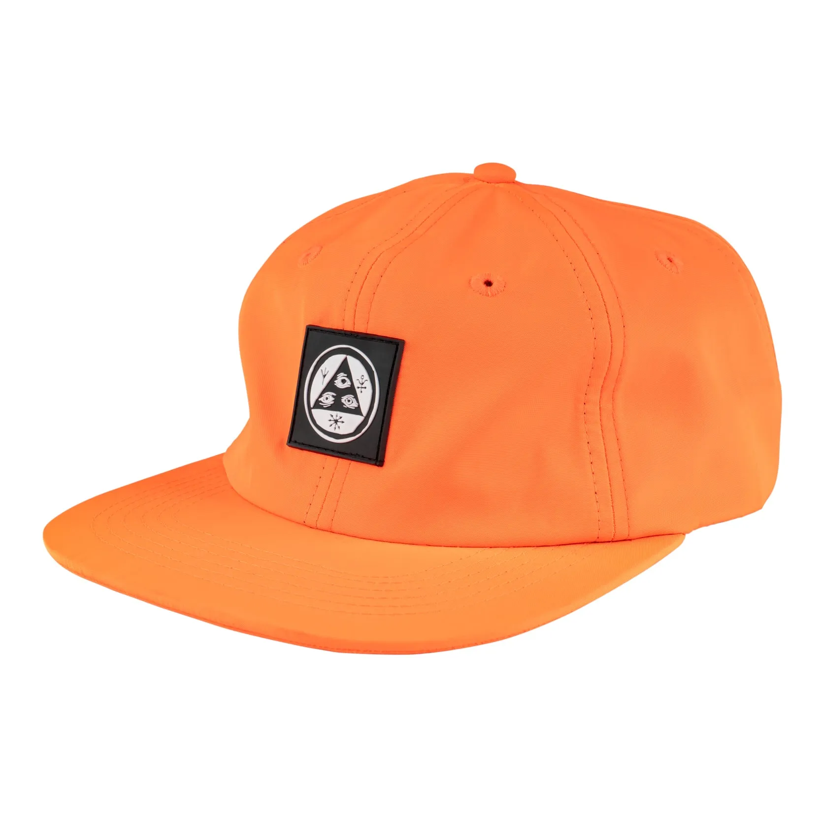 Talisman PVC Patch Nylon Hat - Bright Orange