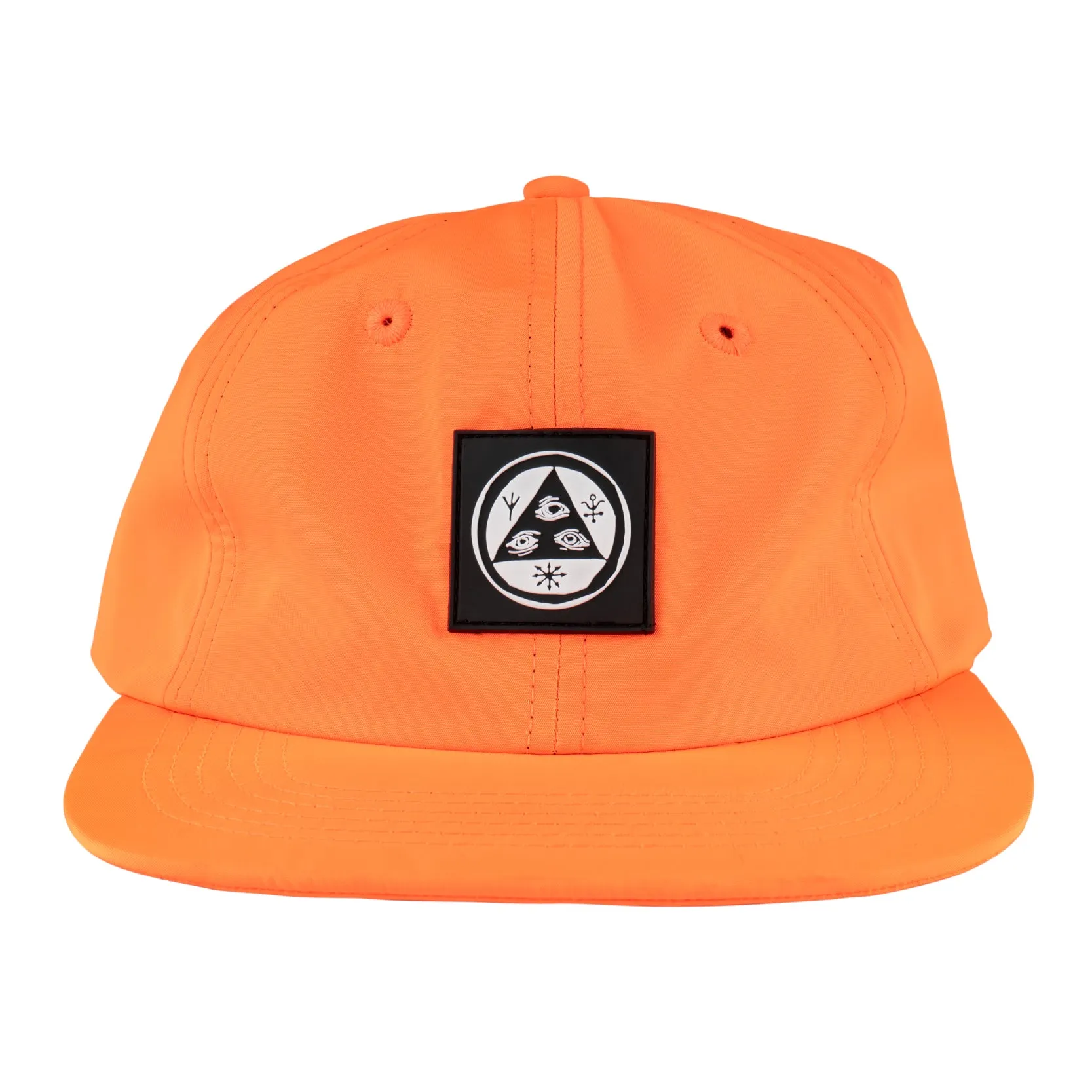 Talisman PVC Patch Nylon Hat - Bright Orange