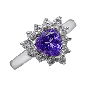 Tanzanite and Diamond Ring