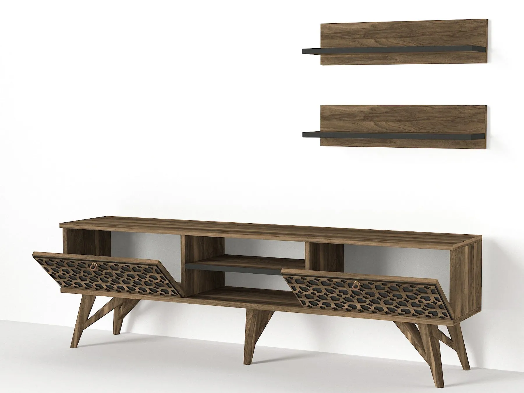 TV Unit Fina - Walnut