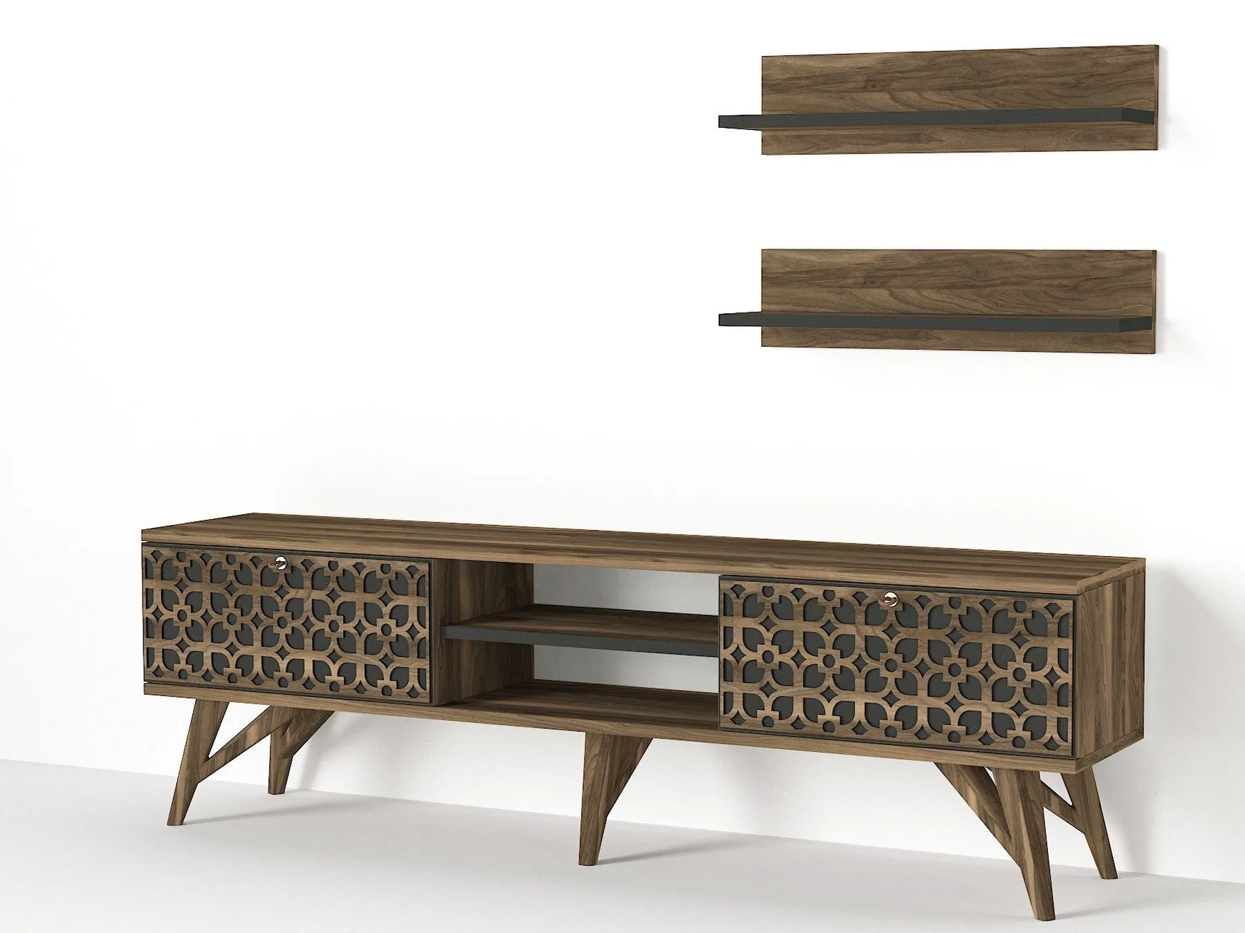 TV Unit Fina - Walnut