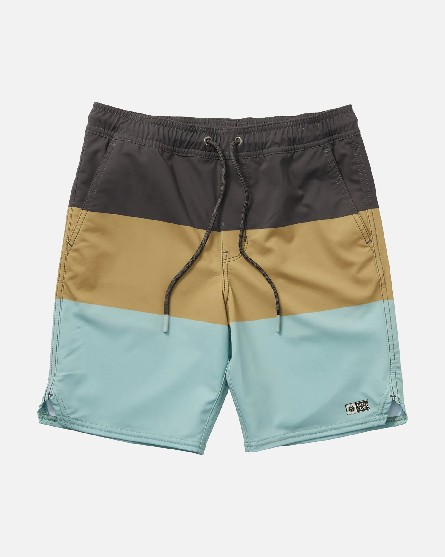 Wayfinder Boys Mackerel Elastic Boardshort