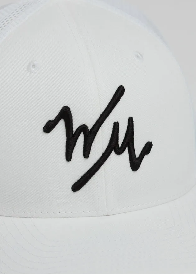 WM Flex Trucker Hat | White