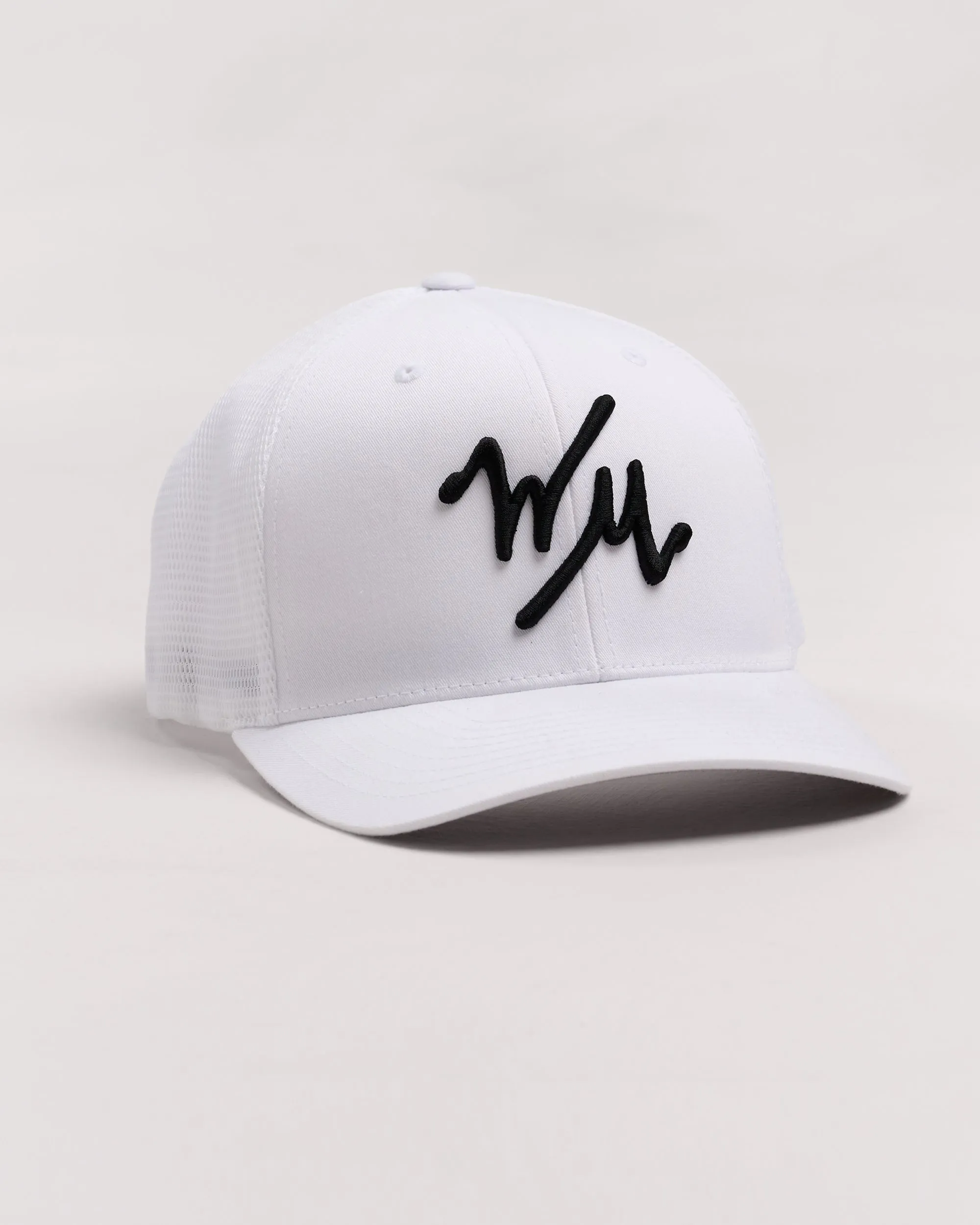 WM Flex Trucker Hat | White